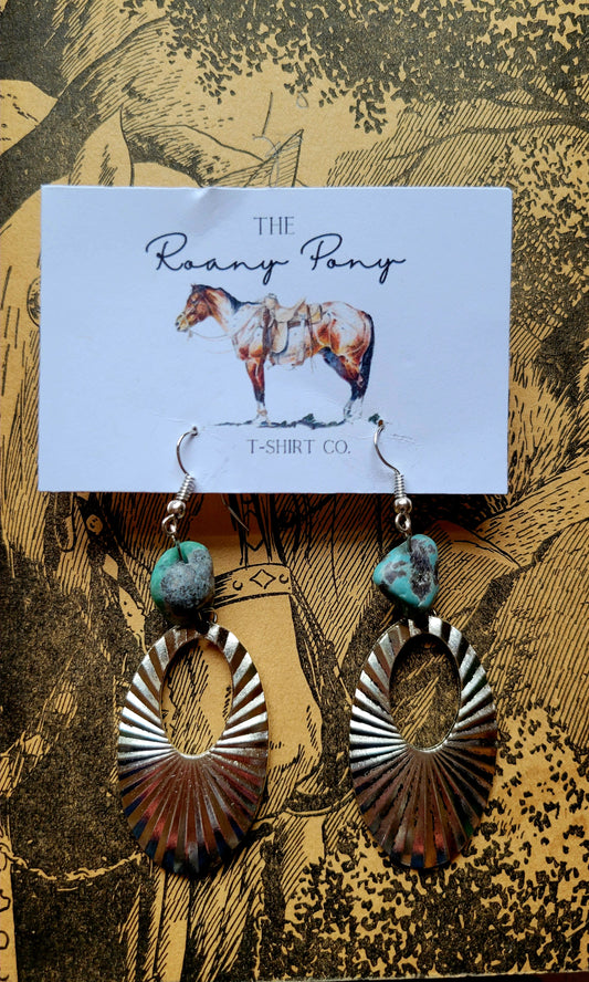 Real Turquoise earrings